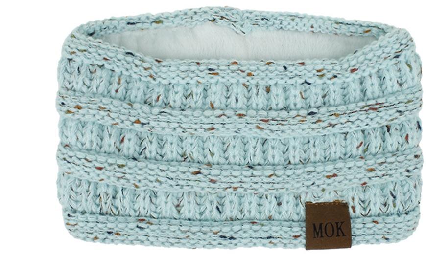 Image 5: One or Two Knitted Fleece-Lined Headbands