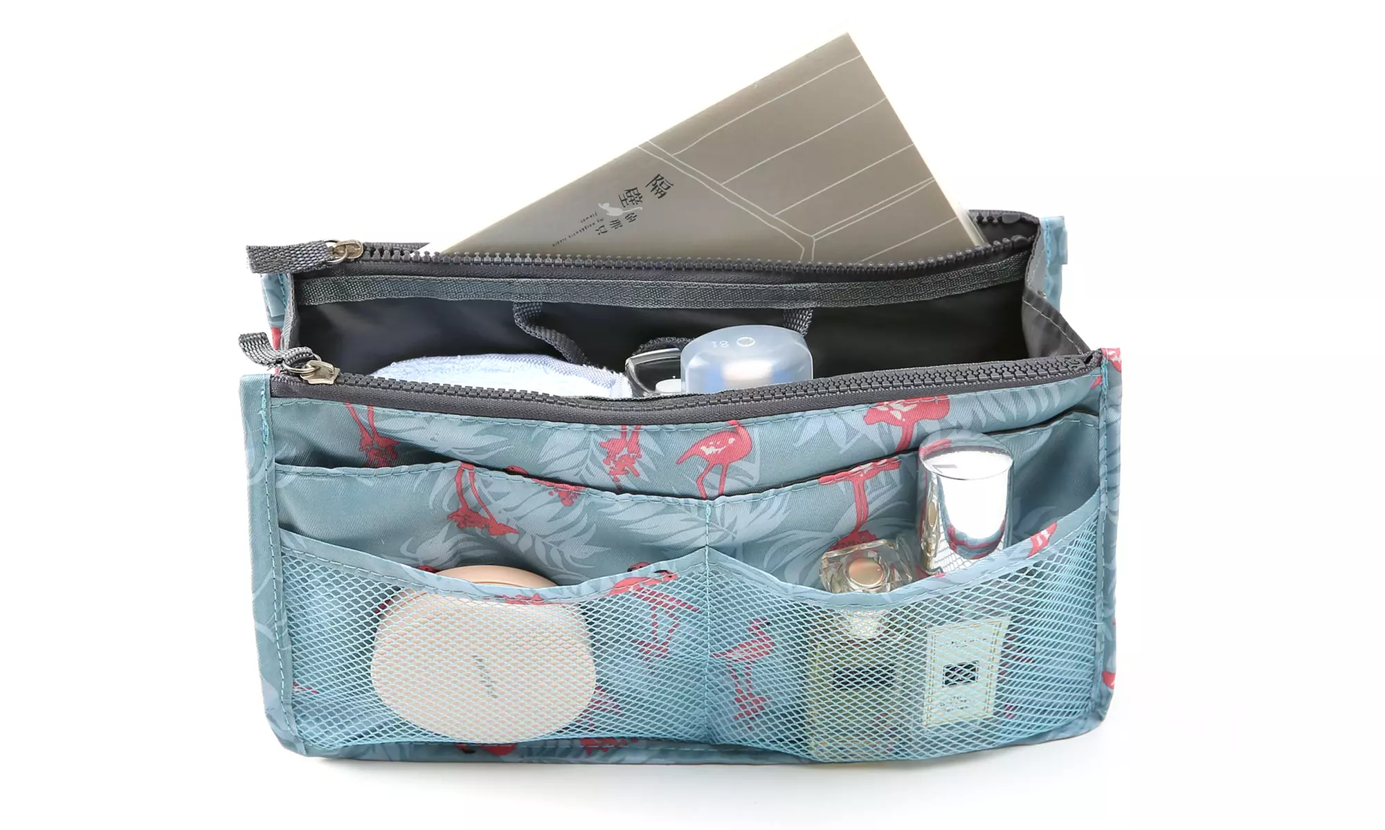 Handtas-organizer met flamingo print