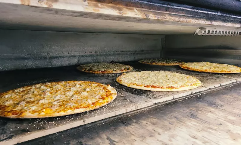 Pizza Lovers’ Special: $10 Credit, 12” Cheese Pizza & Soda, or 16” 1-Topping Pizza & Drinks! (Up to 37% Off) - Second Medium