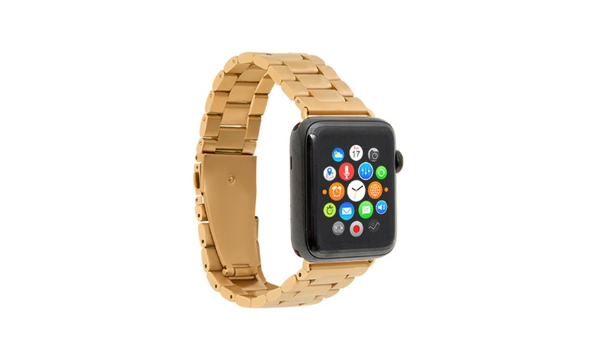 Image 2: Metal Strap for Apple Watch