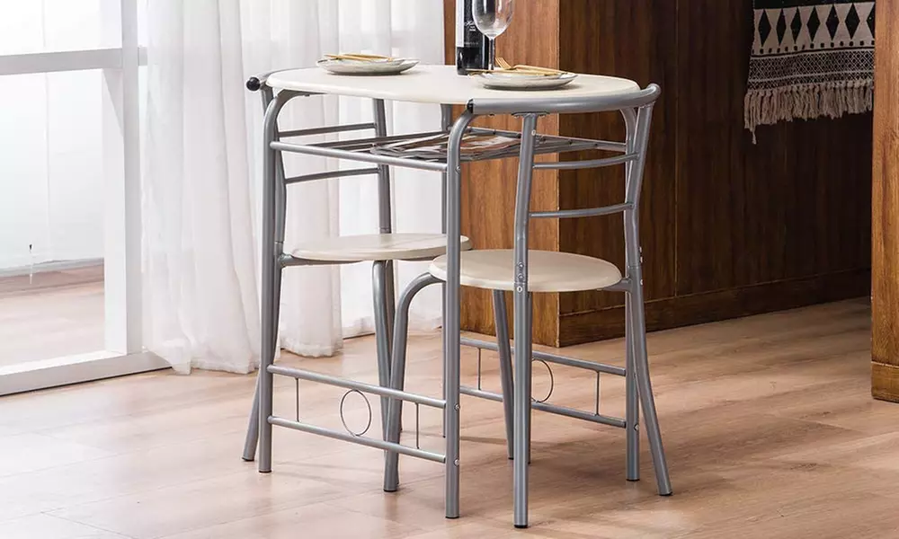 Three-Piece Dining Table and Chairs Set - Primary Image