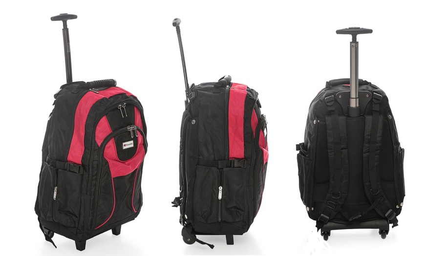 Image 12: Detachable Trolley Backpacks