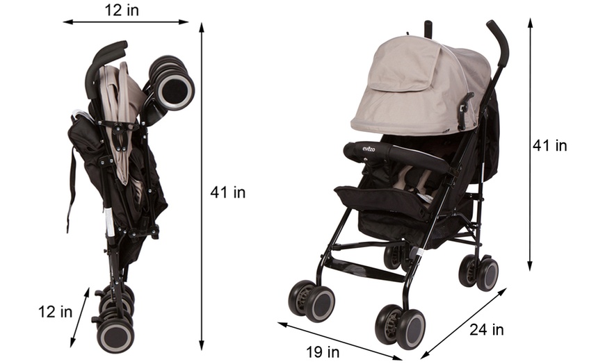 Evezo travis stroller sale