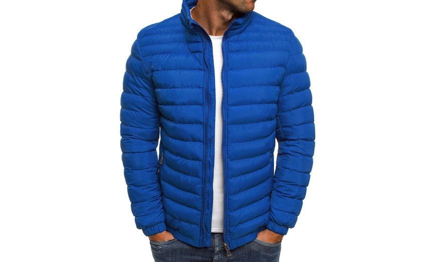 Image 7: Men's Cotton Hooded Winter Coat