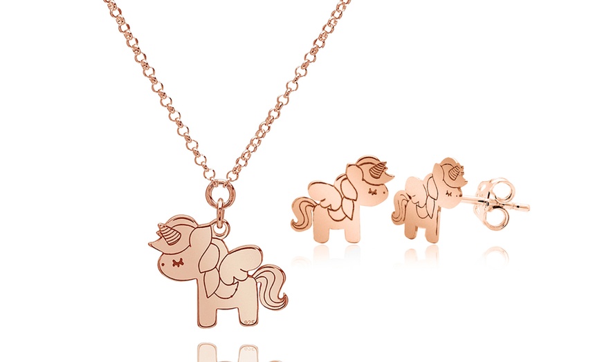 Image 5: Bijoux Licorne en Argent 925