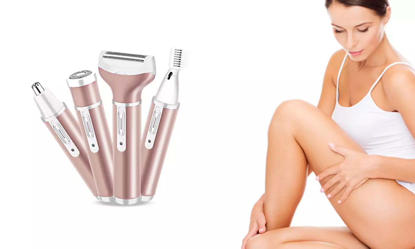 One or Two Four-in-One Rechargeable Electric Women's Shavers - Primary Image