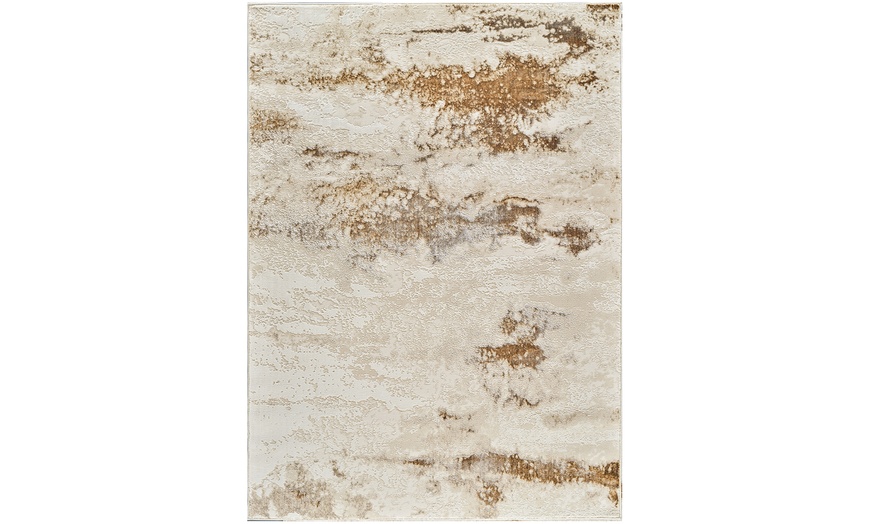 Image 13: Modern Abstract Emperor Contemporary Thick Rug