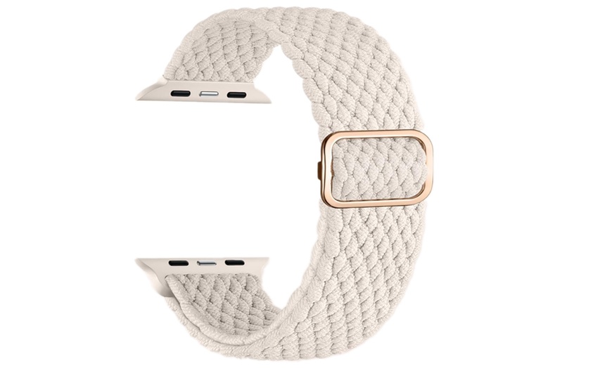 Image 10: Bracelet tressé compatible Apple Watch