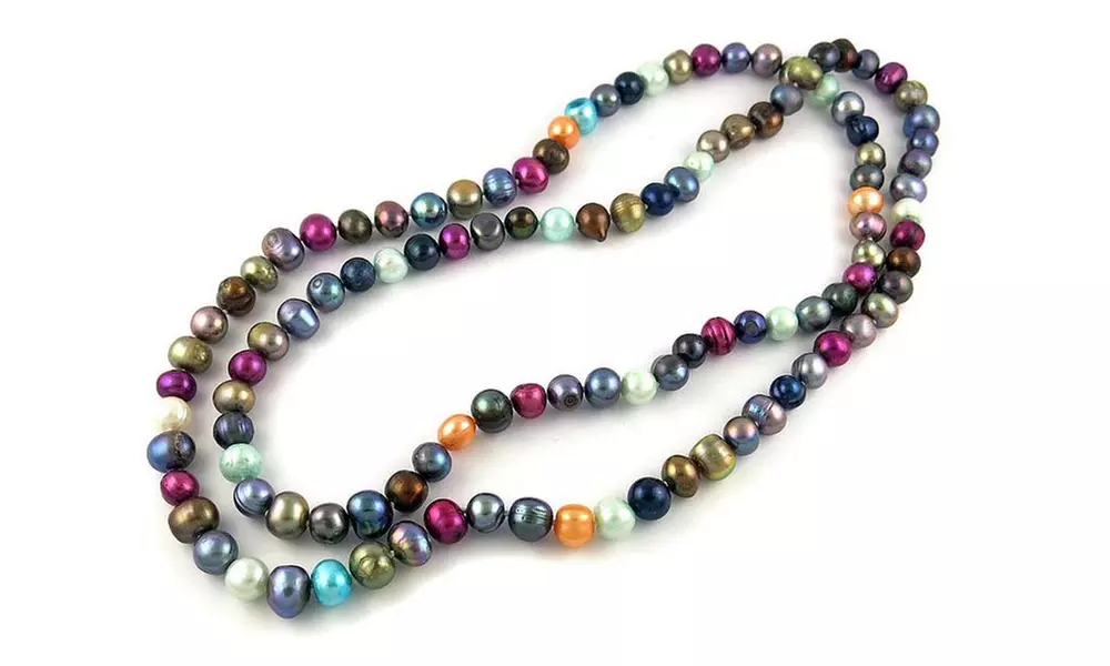 36" Freshwater Pearl Endless Necklace by Valencia Gems - Primary Image