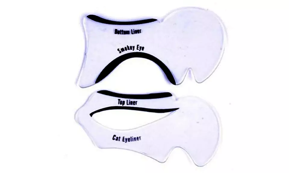 1, 2, 3 o 4 pares de plantillas para delineado de ojos - Second Medium