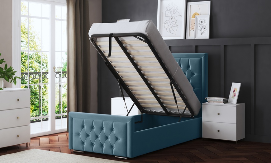 Image 17: DS Living Allegra Upholstered Bed