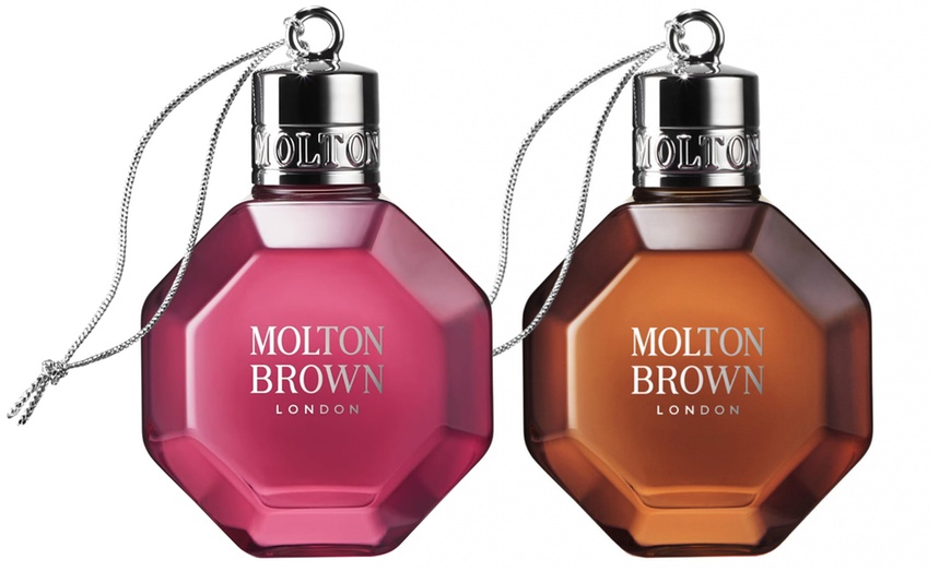 Image 1: Molton Brown Festive Bath and Shower Gel Bauble