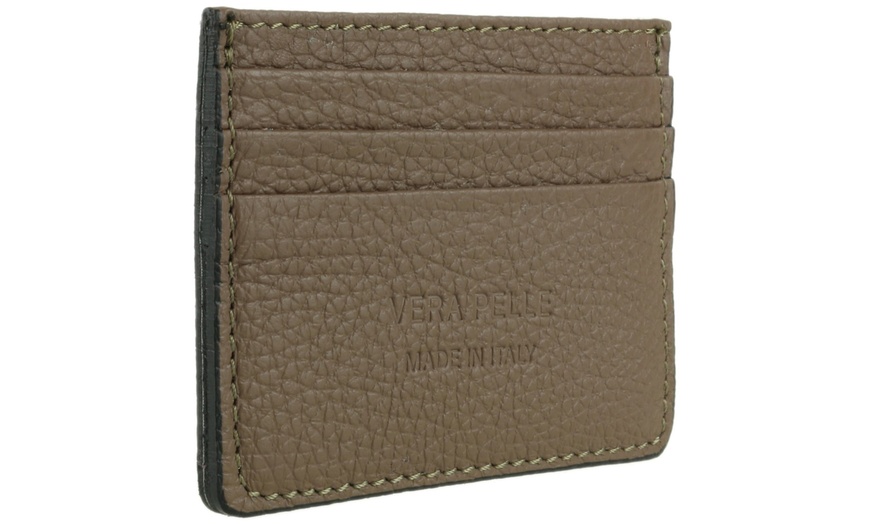 Image 9: Men's Genuine Leather Card Holder