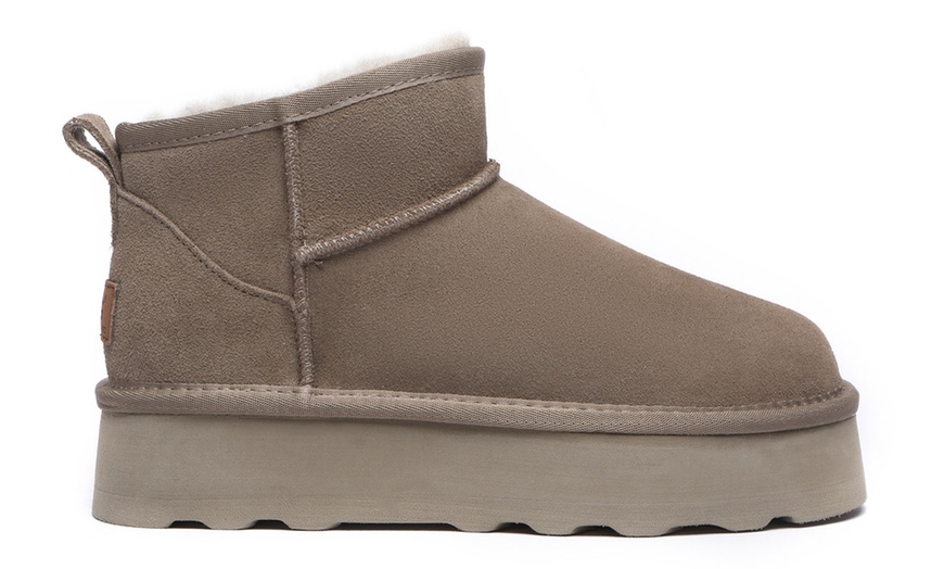 Image 14: Thick Bottom Mini Classic UGG
