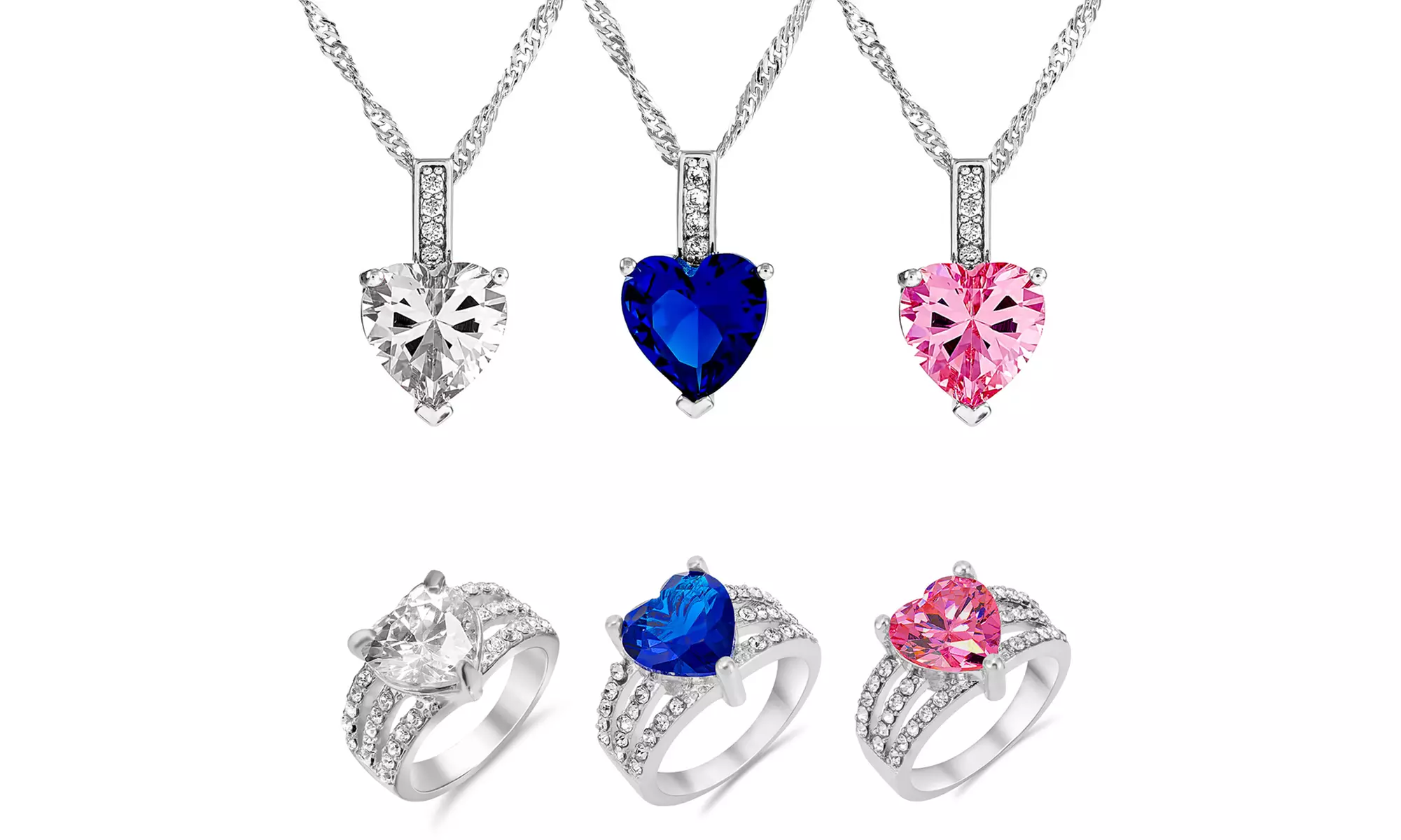 Bagues et pendentifs au choix avec possibilité de parure - Primary Image