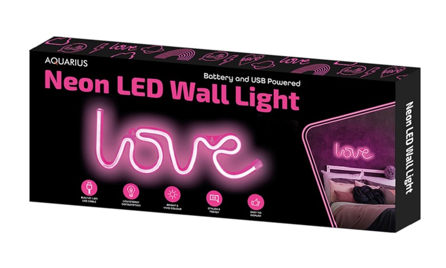 Image 2: Neon LED Wall Light