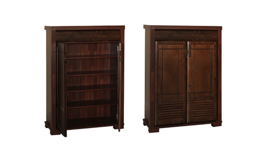 Image 5: Two-Door Shoe Cabinet