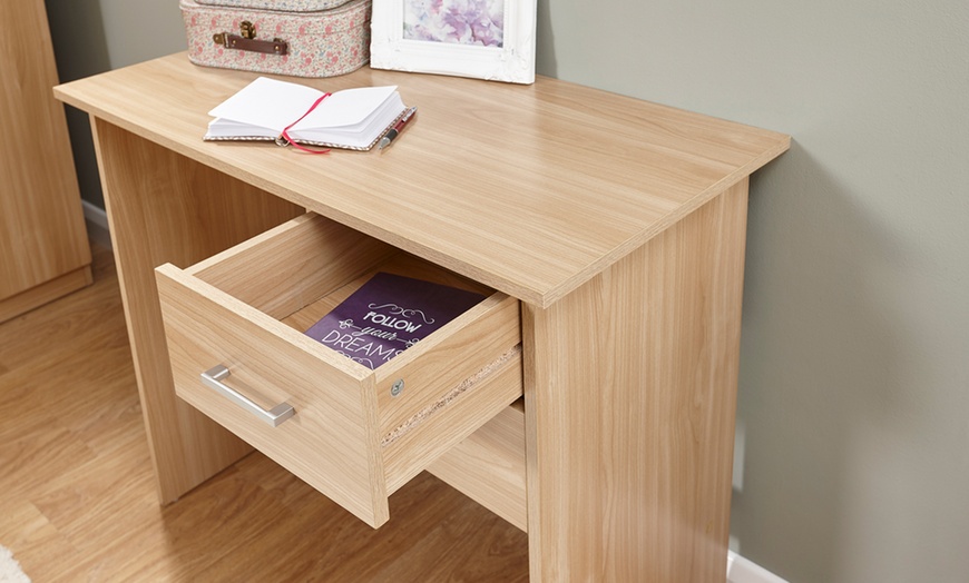 Image 10: Simple Two-Drawer Desk