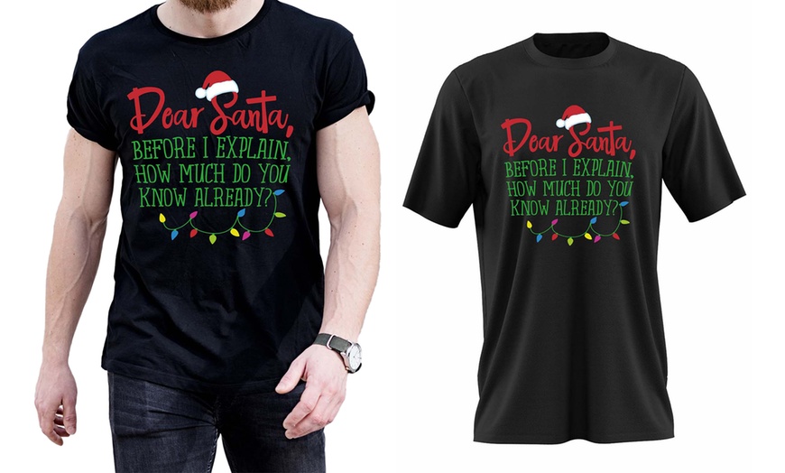 Image 6: T-shirt de Noël avec impression