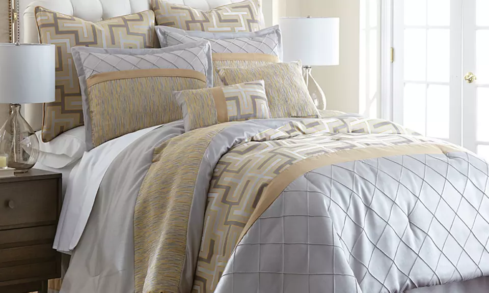 Embroidered Comforter Sets (8-Piece) - Second Medium