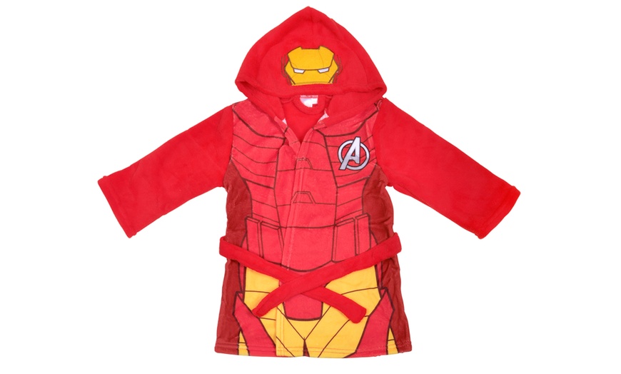 Image 3: Marvel Hero Hooded Dressing Gown