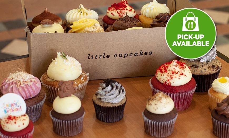 Image 1: 12 Mini Cupcakes from Little Cupcakes, 2 Locations