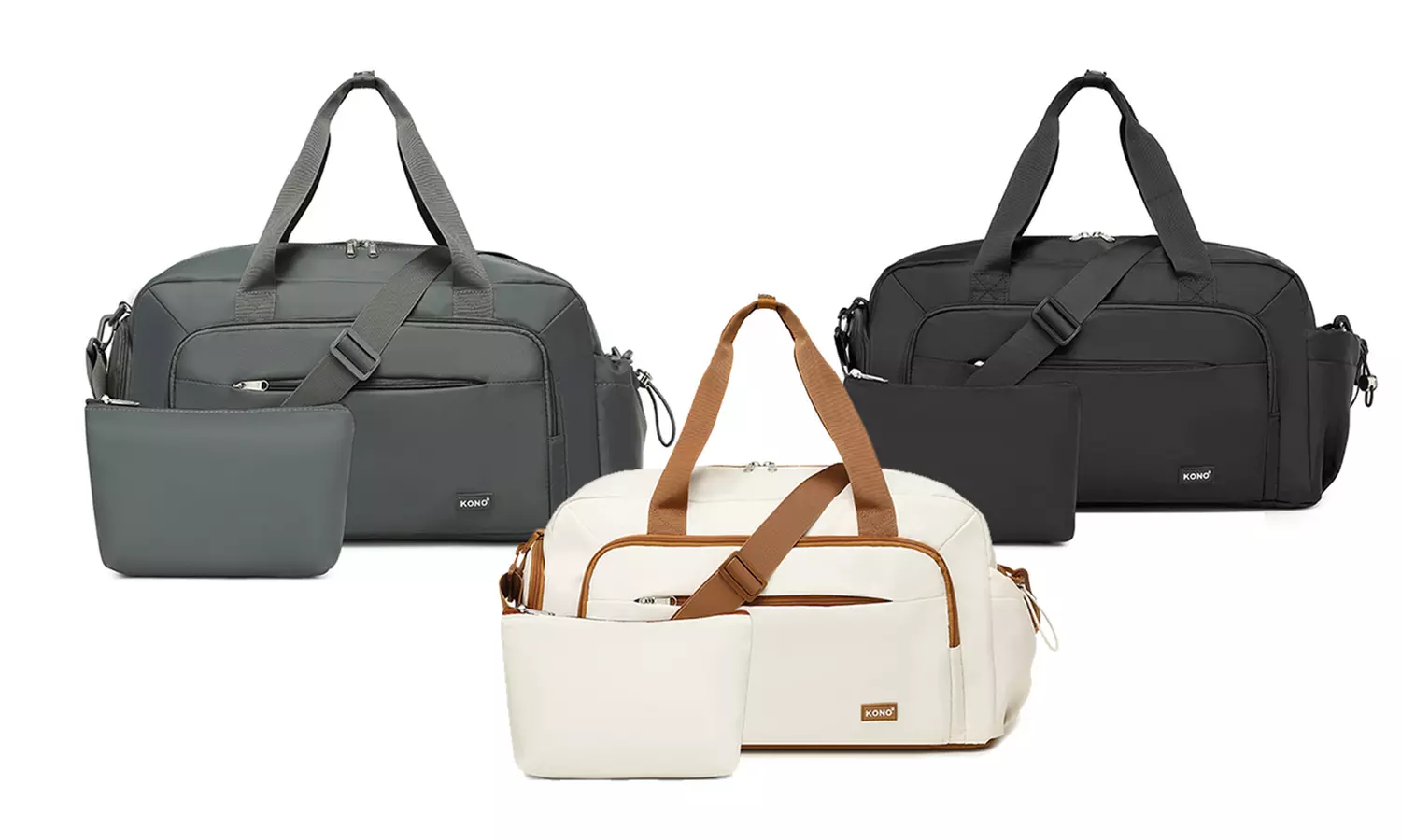 Wasserabweisende Reisetasche mit Kulturbeutel