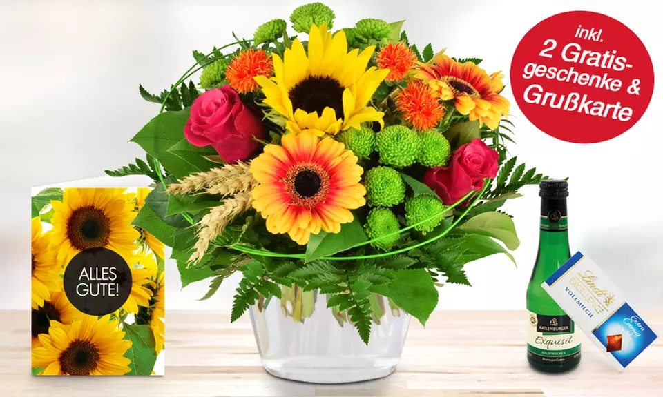 Sommerlicher Blumenstrauß nach Wahl