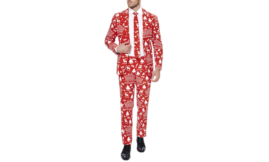 Groupon men's 2025 christmas suits