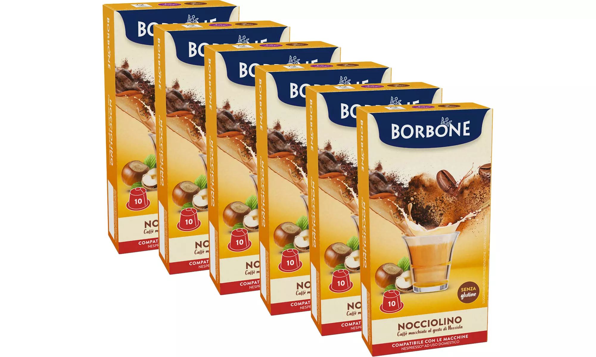 60 o 120 capsule Borbone compatibili con Nespresso