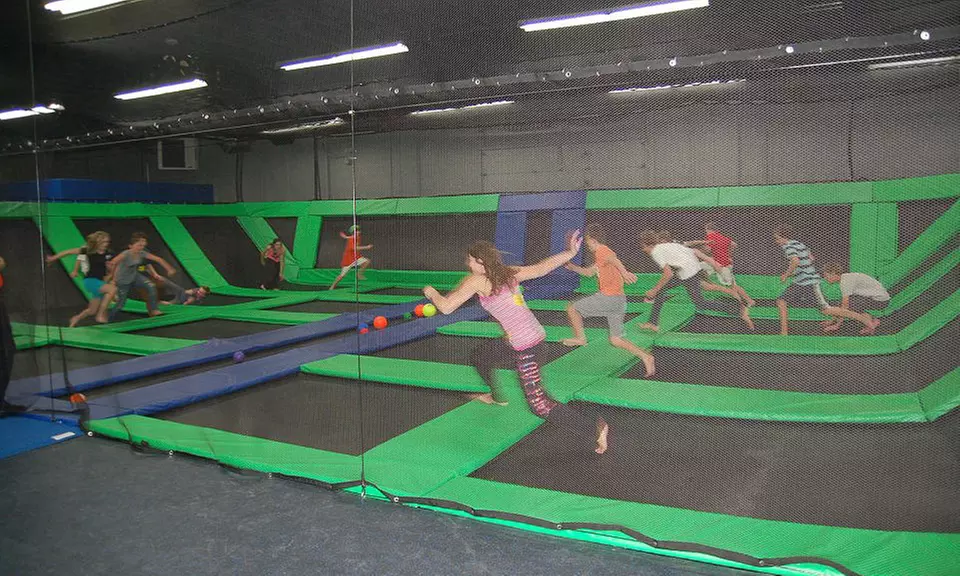 Trampoline Packages at The Wairhouse Trampoline Park (Up to 50%  Off). Four Options Available.  - Primary Image