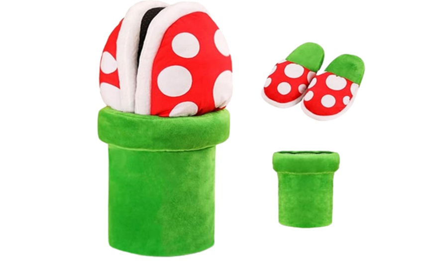 Image 2: Piranha Plant Themed Slippers