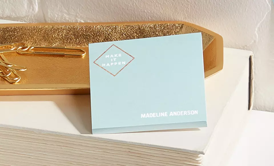 One 50-Sheet Pad of 3" x 3" Personalized Post-it Notes® from Shutterfly (50% Off) - Second Medium