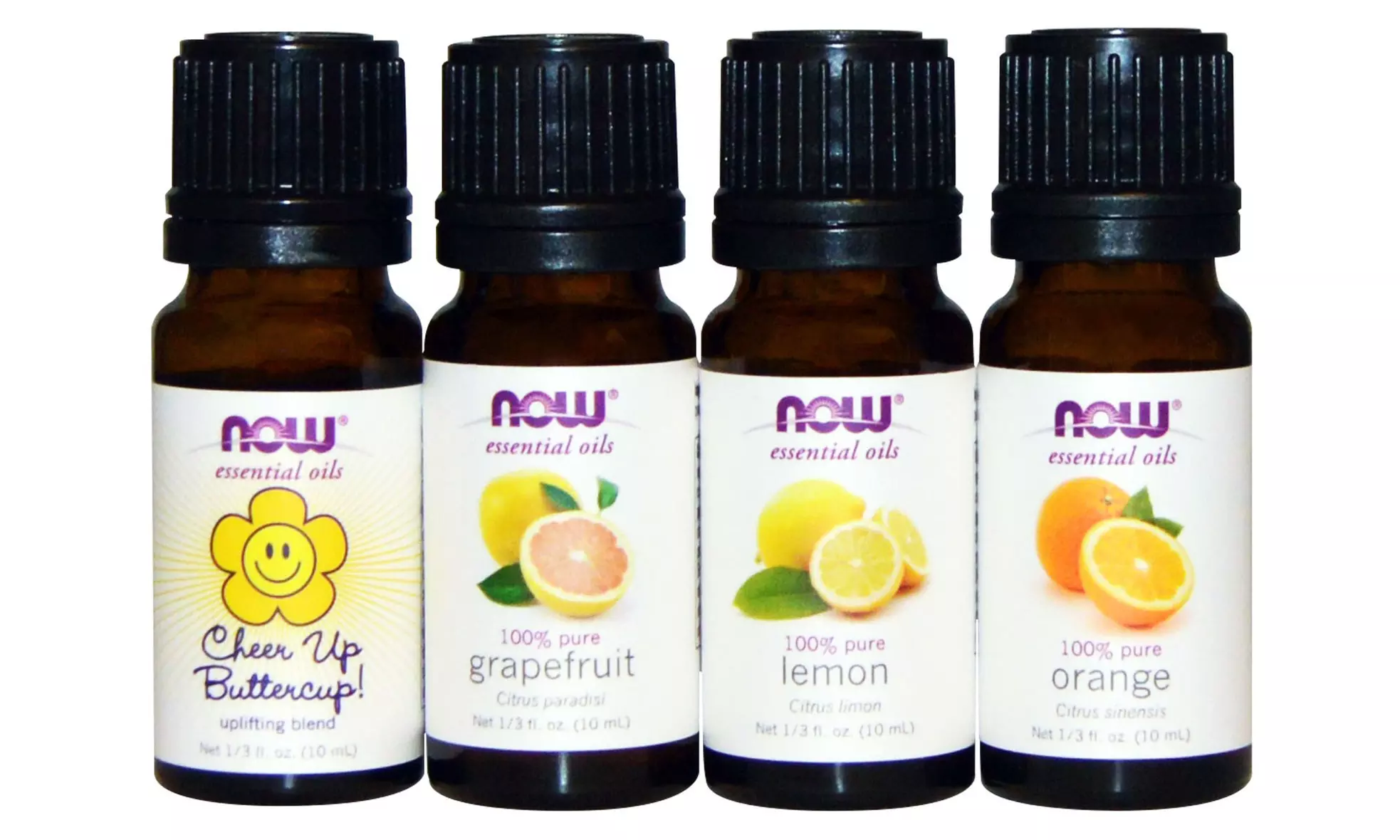 Now Foods Solutions, Put Some Pep in Your Step, Uplifting Essential Oils Kit (4-Piece) - Second Medium