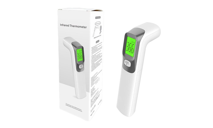 Image 2: Forehead Non-Contact Infrared Digital Thermometer