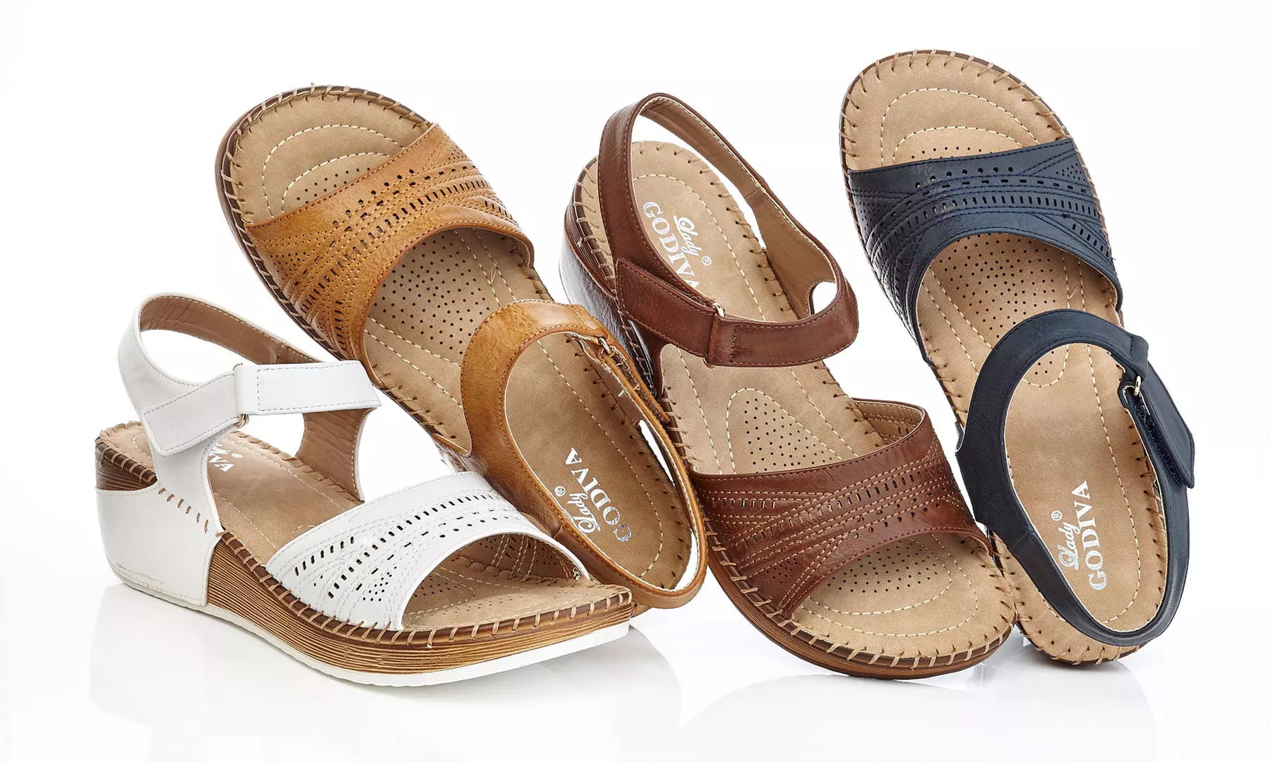 Lady Godiva Women's Wedge Sandal | Groupon Goods