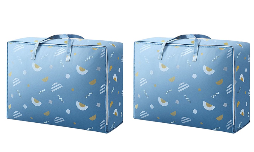 Image 5: One or Two Spacious Patterned Storage Bag