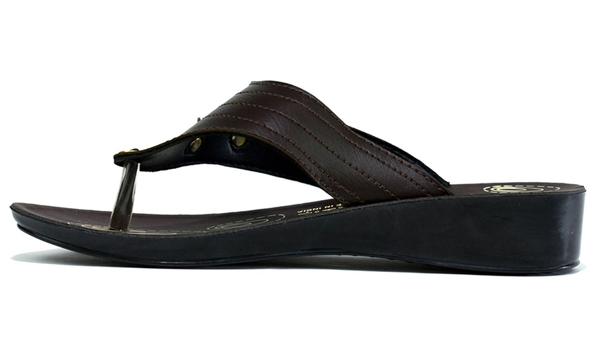 Image 11: Women's Summer Toe Post Sandals