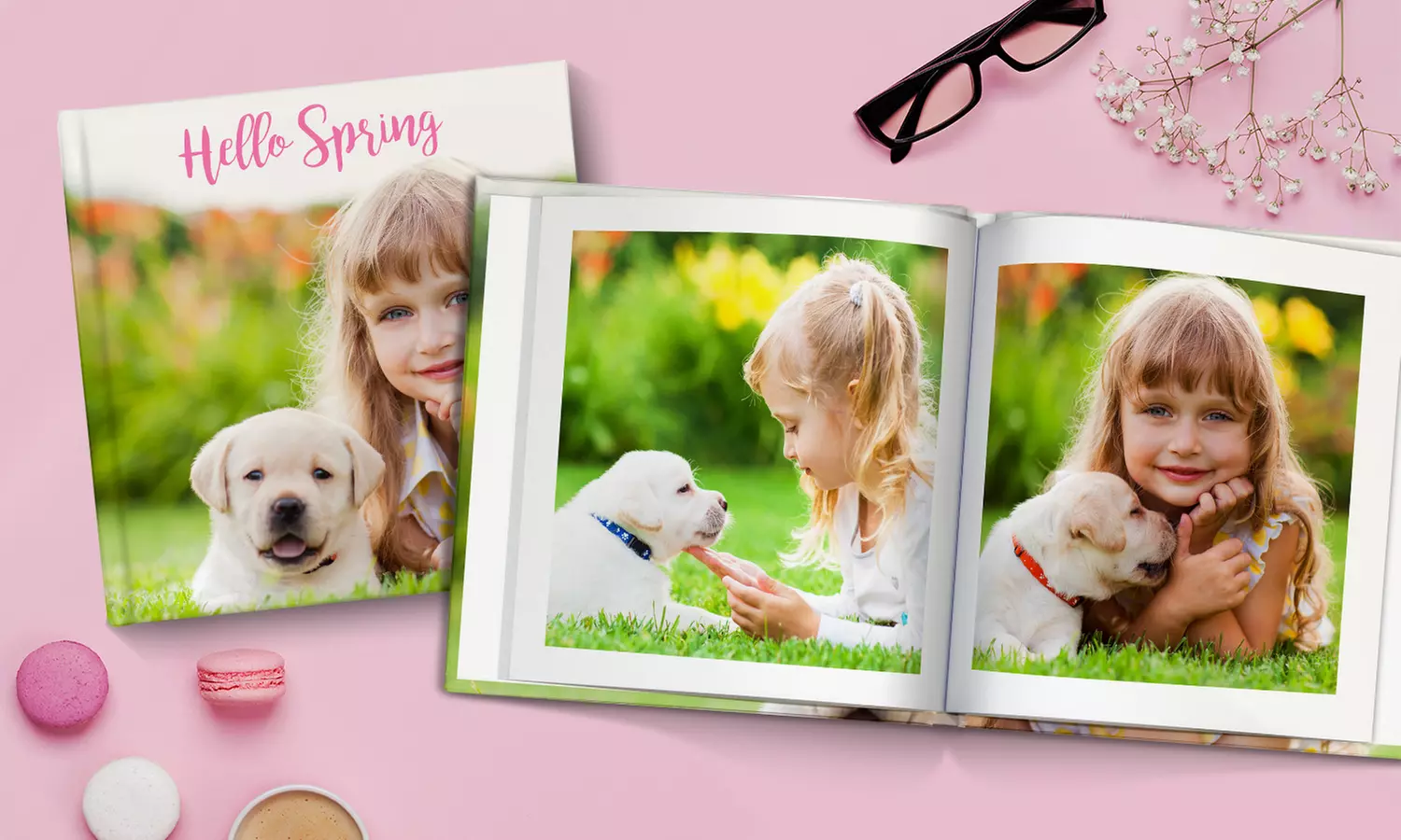 One, Two or Three 20cm x 20cm Hardcover Photobooks from Printerpix