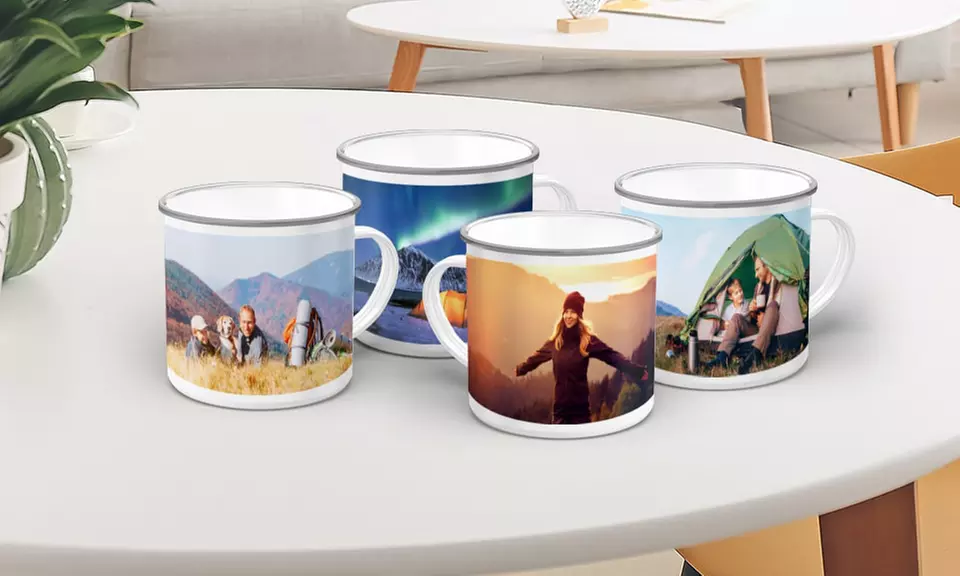 Emaille-Tasse mit eigenem Foto