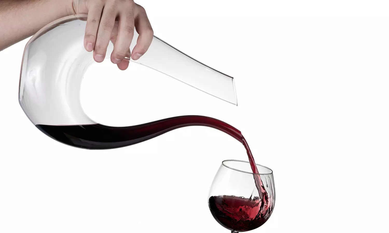 Eravino Premium Horn Crystal Wine Decanter - Primary Image