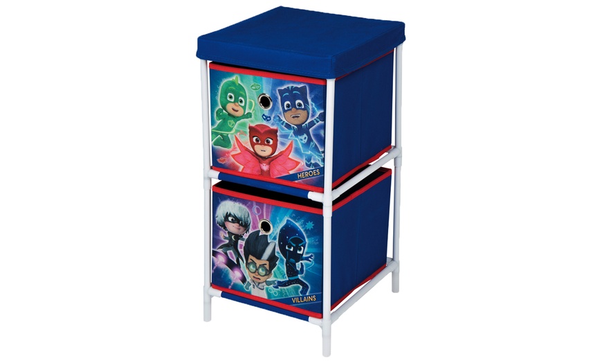 Image 1: PJ Masks Two-Drawer Storage Chest