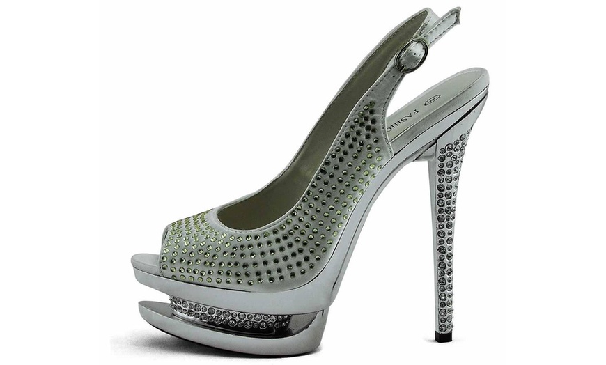 Image 10: Double Platform High Heel Shoes