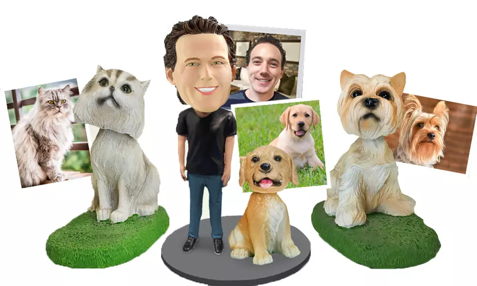 Custom Pet Bobbleheads from Custom Pet Bobbles (Up to 65% Off). Seven Options Available. - Primary Image