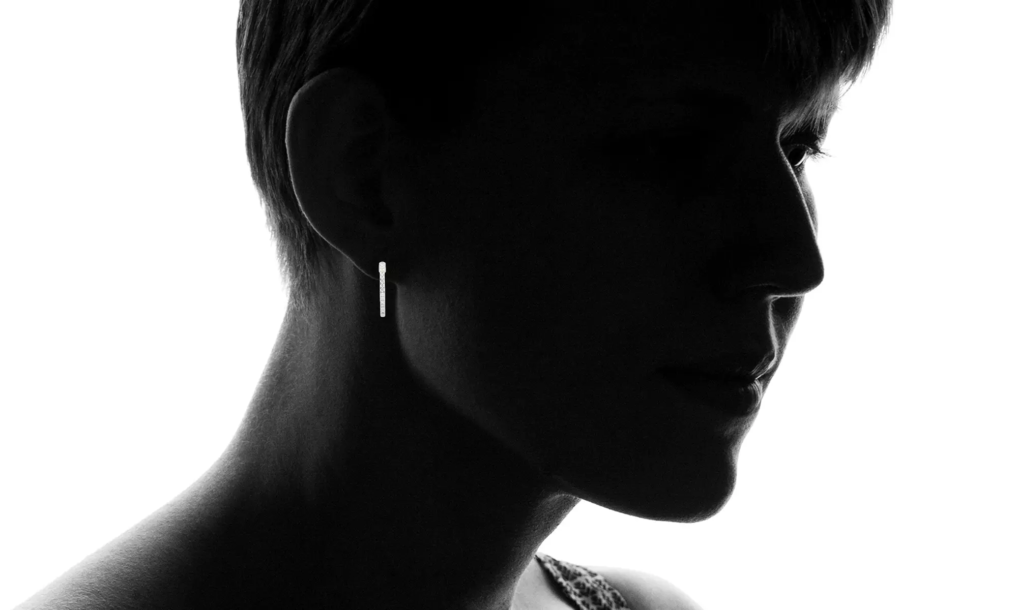 1.00 CTTW Round Diamond Hoop Earrings in 10K Gold by Evolv - Second Medium