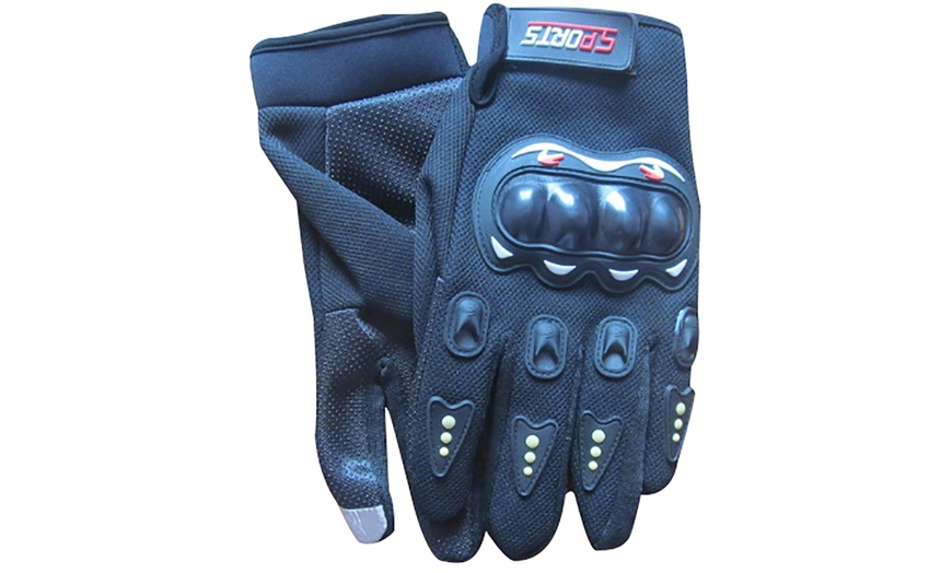 Image 1: Full Finger Unisex Cycling Gloves