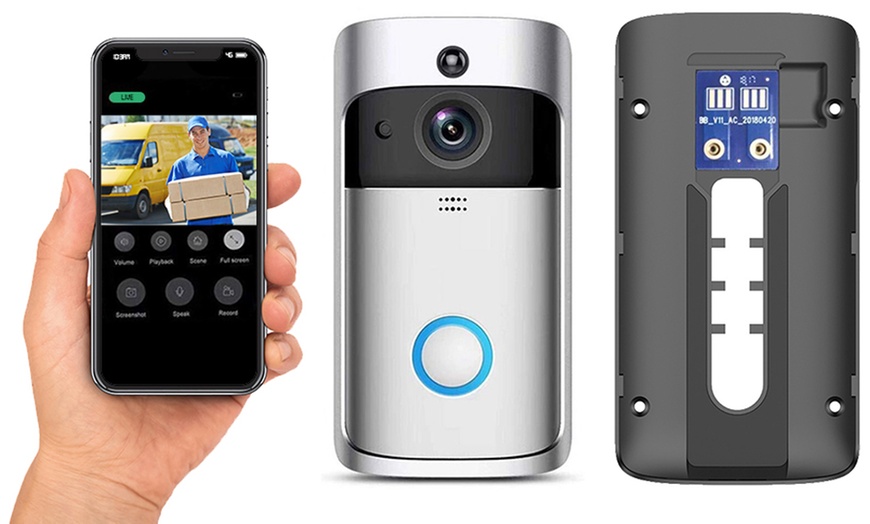 Image 2: Aquarius Smart Video Doorbell