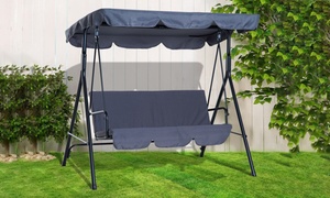 Outsunny Three-Seater Swing Chair