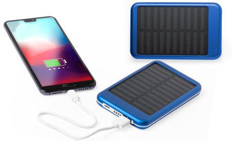 1 o 2 batteria esterna per ricarica solare con uscita USB