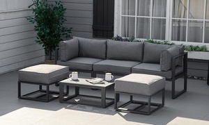 Outsunny Outdoor Sectional Sofa Set